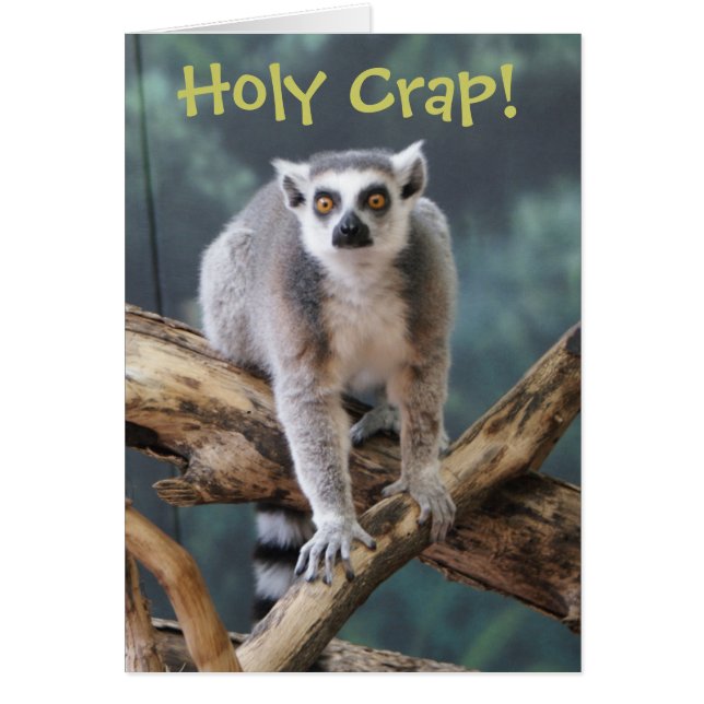 anpassade-kort för "Heliga Crap" för alla Tillfäll Hälsningskort (Framsidan)