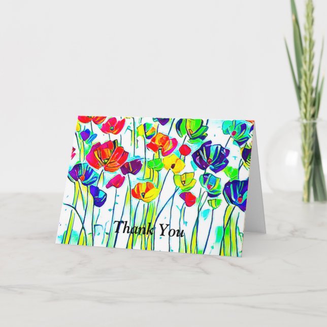 Anpassade-kort Tack Kort (Framsida)