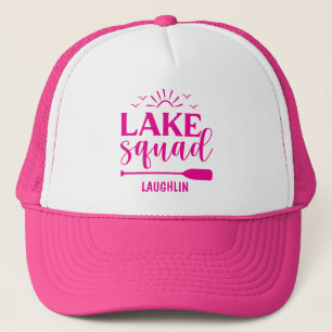 Anpassade Lake Squad Vibes Semester Camping Campar Keps