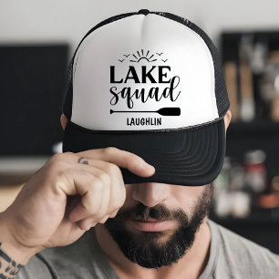 Anpassade Lake Squad Vibes Semester Camping Campar Keps