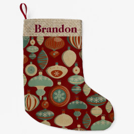 Anpassade Land-lampa, julklapp Liten Julstrumpa