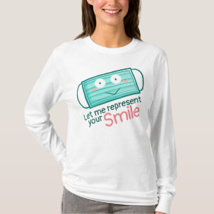 Anpassade Låt mig representera ditt leende T Shirt