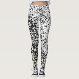 Anpassade Leggings PRÄGLADE MED SOCKER SKALLE
