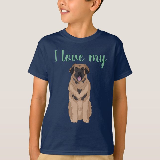 Anpassade Leonberger T Shirt (Framsida)