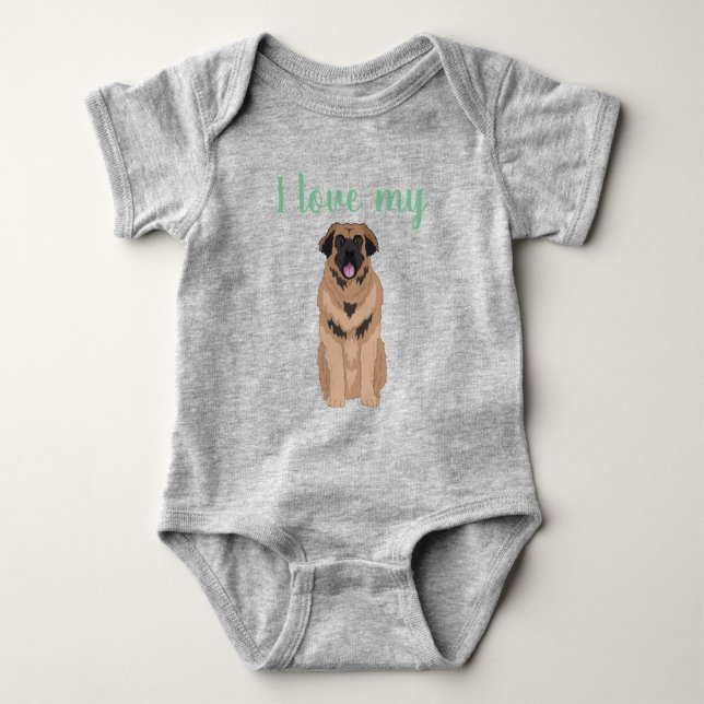 Anpassade Leonberger T Shirt (Framsida)
