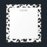 Anpassade leopard anteckningsblock<br><div class="desc">En enkel men slående modern design med en leopard print mönster. Fullständigt anpassade: Du kan ändra bakgrunden och fläckarna färg för att skapa din egen design.</div>