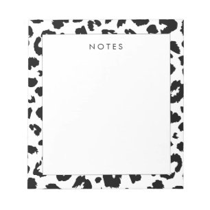 Anpassade leopard anteckningsblock