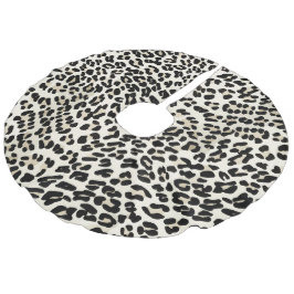 Anpassade Leopard Print Julgran Skirt Julgransmatta Fusklinne