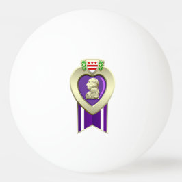 Anpassade Lila Heart Medal Pingisboll