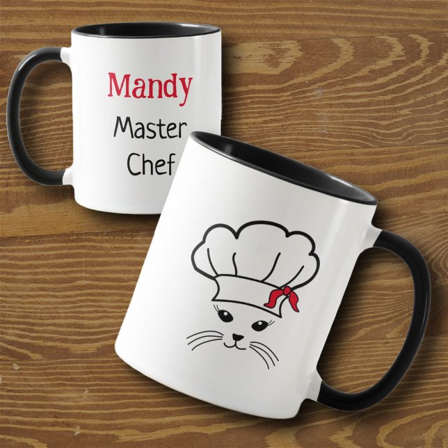 Anpassade Little Cat Master Chef Mugg (Skapare uppladdad)
