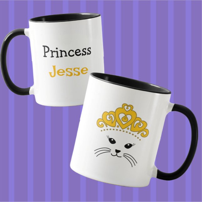 Anpassade Little Cat Princess Mugg (Skapare uppladdad)