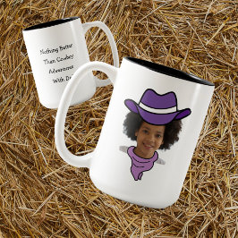 Anpassade Little Cowboy eller Cowgirl Photo Mugg
