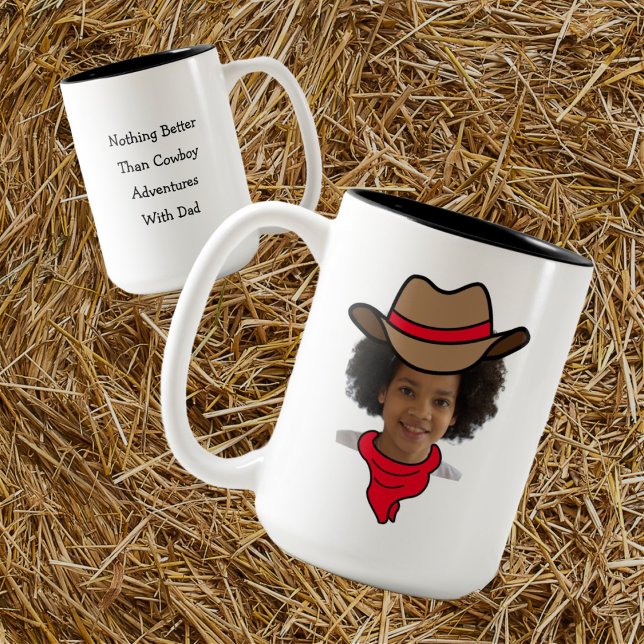 Anpassade Little Cowboy eller Cowgirl Photo Mugg (Skapare uppladdad)