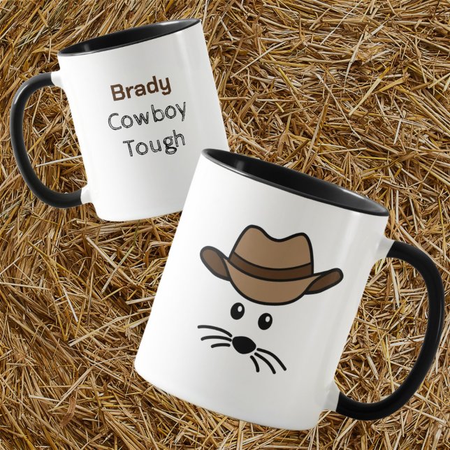 Anpassade Little Mouse Cowboy Mugg (Skapare uppladdad)