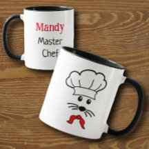 Anpassade Little Mouse Master Chef Mugg