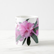 Anpassade Lizzie namn rosa blommor person boho