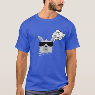 Anpassade Llama Quote Humor Slogan Funny T Shirt