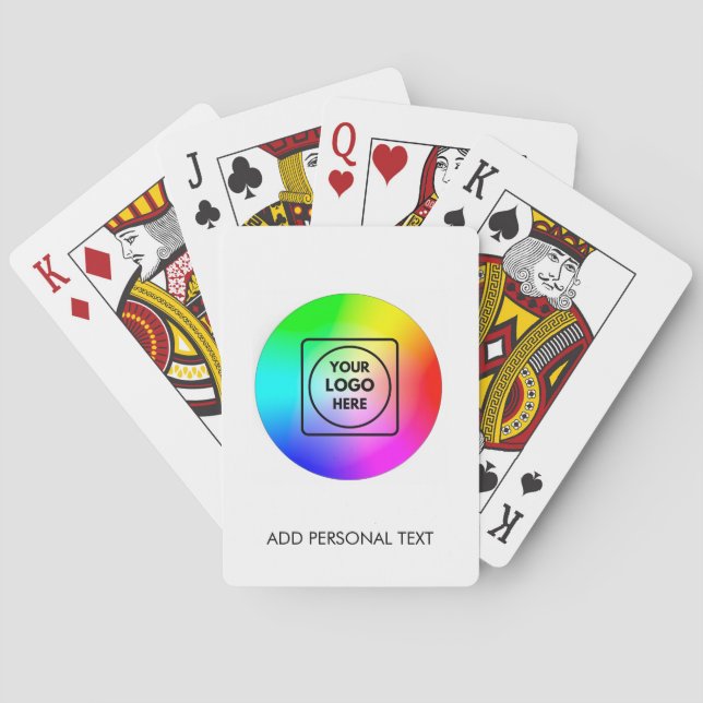 Anpassade Logotyp Branded Bulk Kampanjspelkort Casinokort (Baksidan)