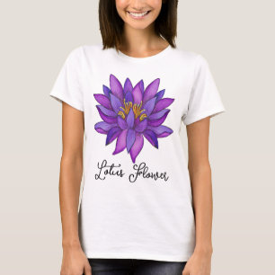 Anpassade Lotus Flower T Shirt