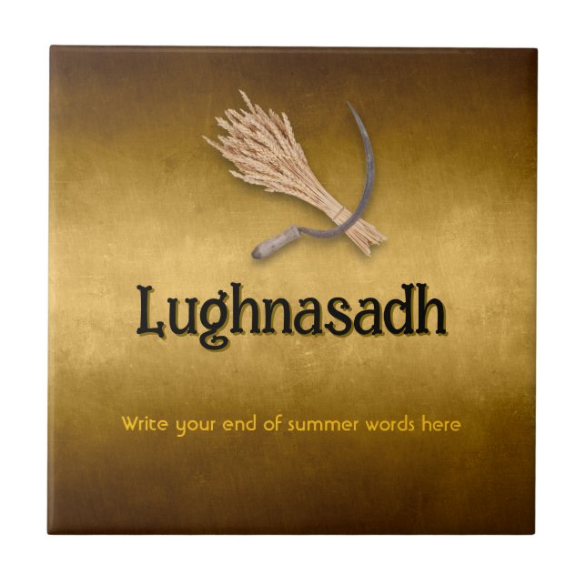 Anpassade Lughnasadh Ceramic Tile Kakelplatta (Framsidan)