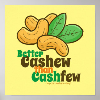 Anpassade Lycklig Cashew Day Poster