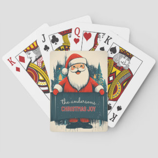 Anpassade Lycklig Santa Casinokort