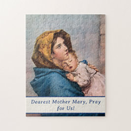 Anpassade Madonna med Kristus Child Pussel