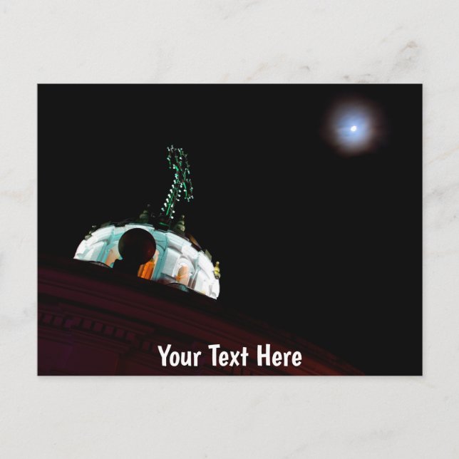 Anpassade måne & kor, Quito, Ecuador Vykort (Framsida)