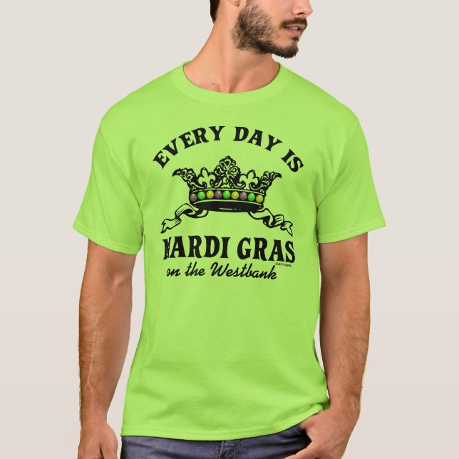 Anpassade Mardi Gras T Shirt (Framsida)