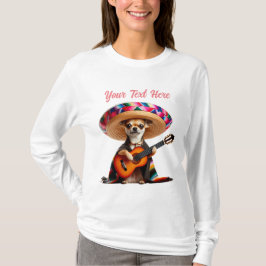 Anpassade Mariachi Chihuahua Sergranat T Shirt