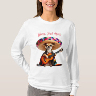 Anpassade Mariachi Chihuahua Sergranat T Shirt