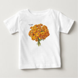 Anpassade Marigold Birthday Gift T Shirt