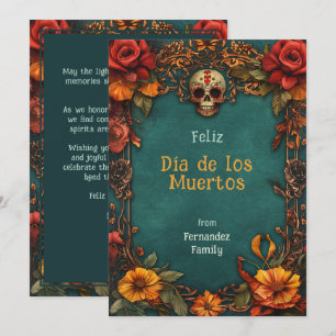 💀 Anpassade Marigold Ram Dia de Muertos