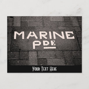 Anpassade Marine Parad, Napier, Nya Zeeland Vykort