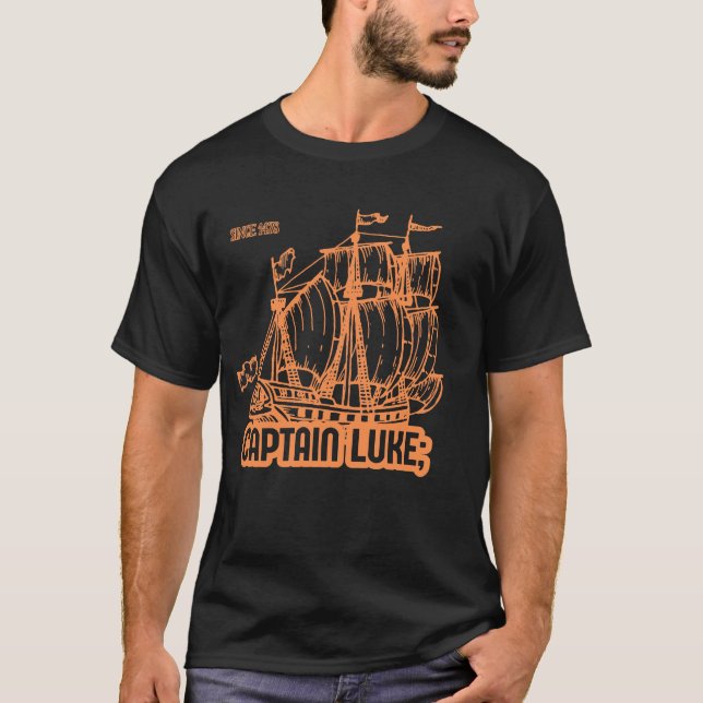 Anpassade Maritime Frakt T Shirt (Framsida)