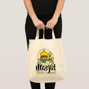 Anpassade Masjid Här i Kom Tygkasse