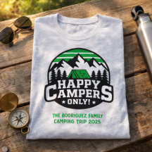 Anpassade Matchande Glad Campare T-Shirt