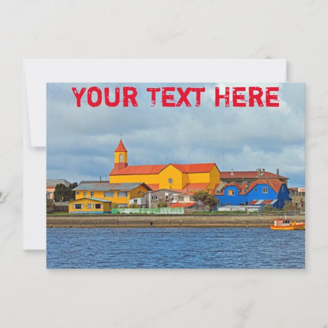 Anpassade Maullin, Chile-kort (Framsida)