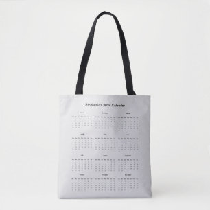 Anpassade med 2024-kalender tygkasse