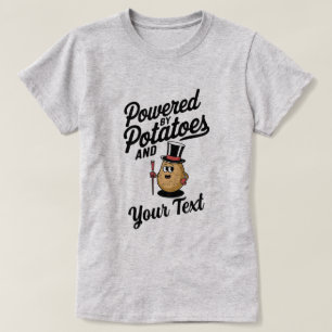 Anpassade med potatis t shirt