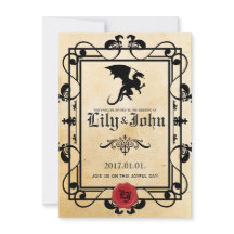 Anpassade Medeltida dragon