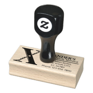 Anpassade Mekaniskt monogram. Första "X" Stämpel