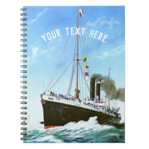 ANPASSADE MERCHANT STEAMER ANTECKNINGSBOK