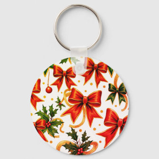 Anpassade Metall-cirkel, julklapp Nyckelring