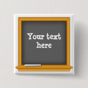 Anpassade Mini Chalkboard Knapp
