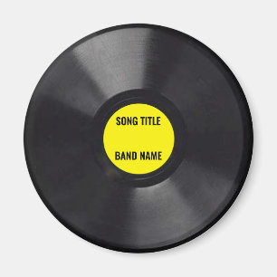 Anpassade Mini Vinyl LP Record Magnet