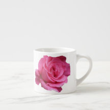 Anpassade Miriam namn monogram rosa ros blommigt