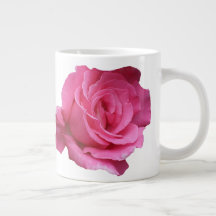 Anpassade Miriam namn monogram rosa ros blommigt
