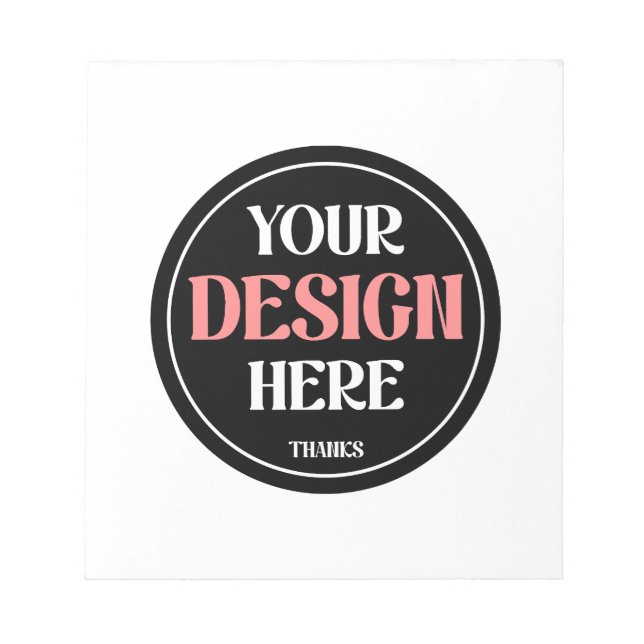 Anpassade, modern, elegant och tidlös anteckningsblock (Framsida)