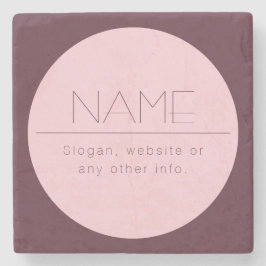 Anpassade Modern text med Gräns Stenunderlägg